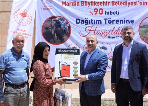 Mardin’de Küçükbaş Hayvan Yetiştiricilerine Ürün Desteği