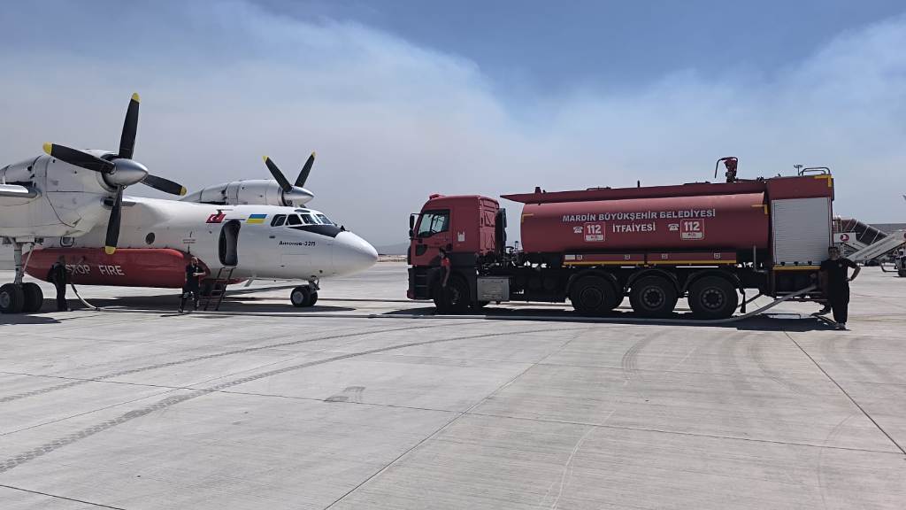 Mardin Büyükşehir’den Hatay’daki Orman Yangınına Destek